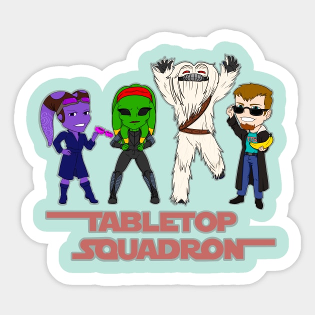 The Squad Sticker by TabletopSquadron